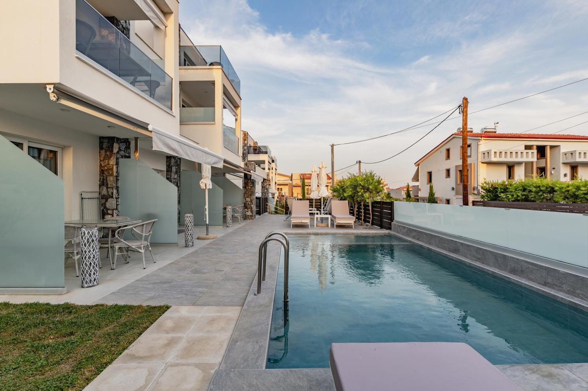 Interni Luxury Living Apartment Nikiti  Luaran gambar