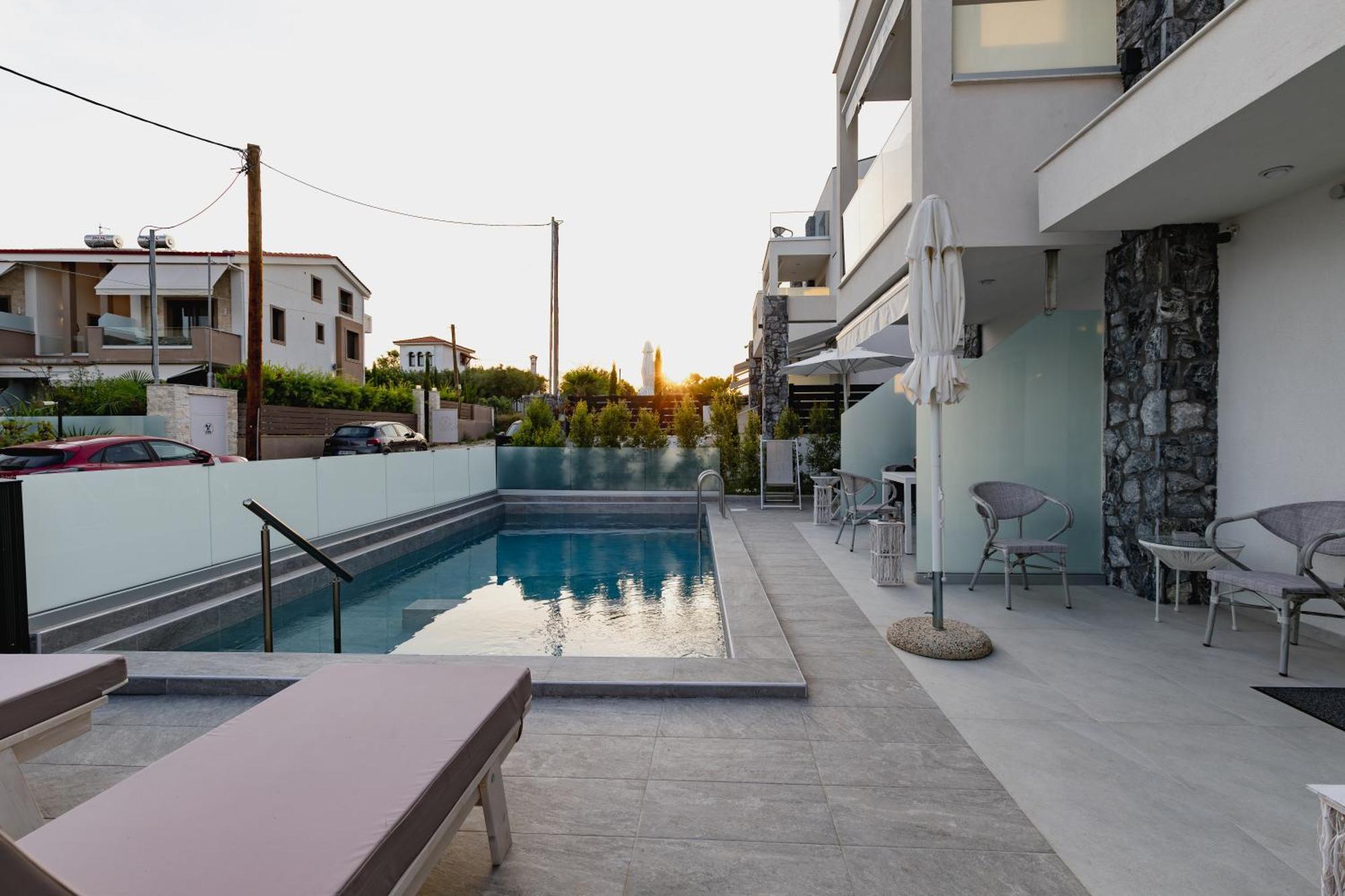 Interni Luxury Living Apartment Nikiti  Luaran gambar