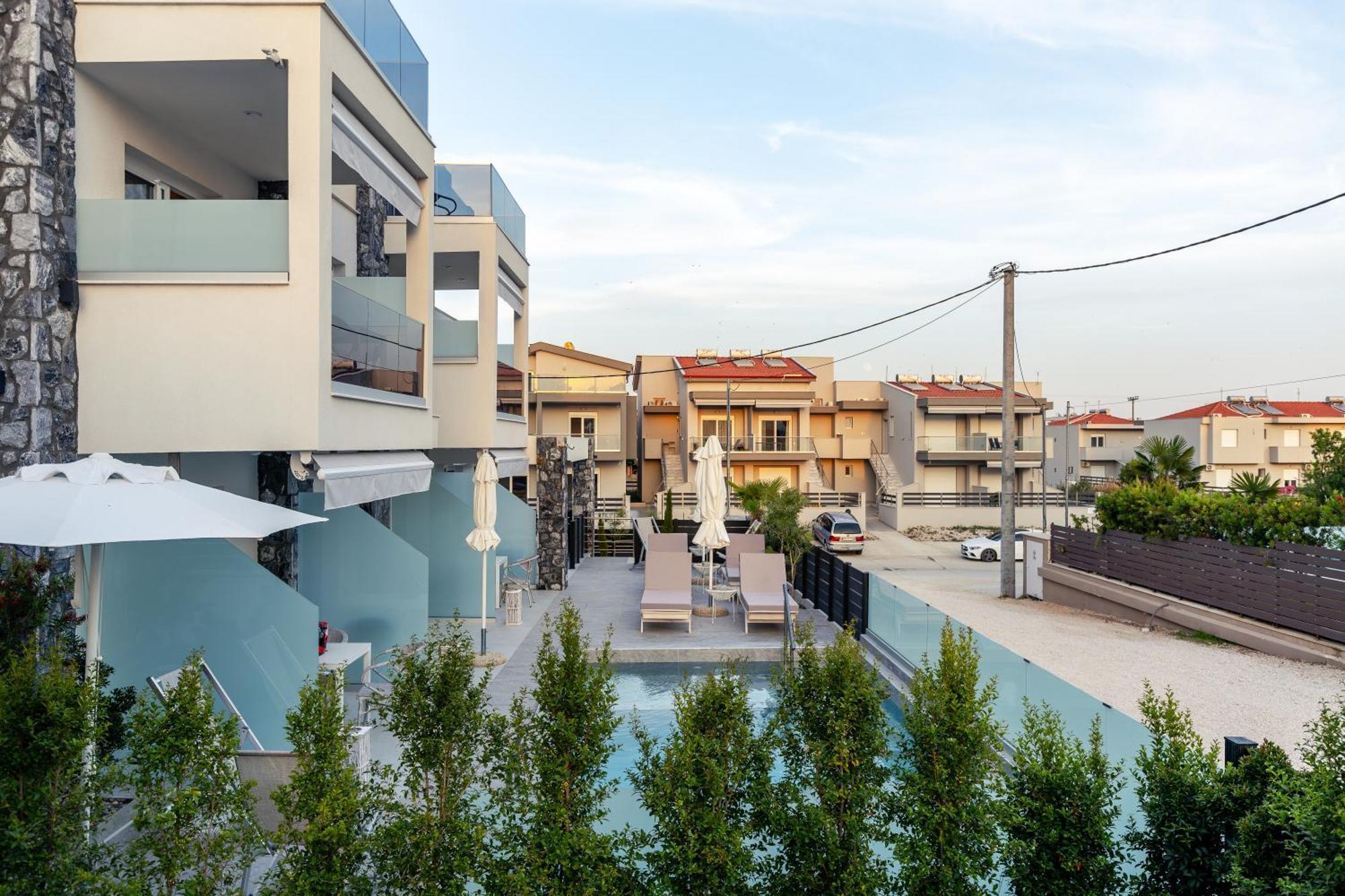 Interni Luxury Living Apartment Nikiti  Luaran gambar