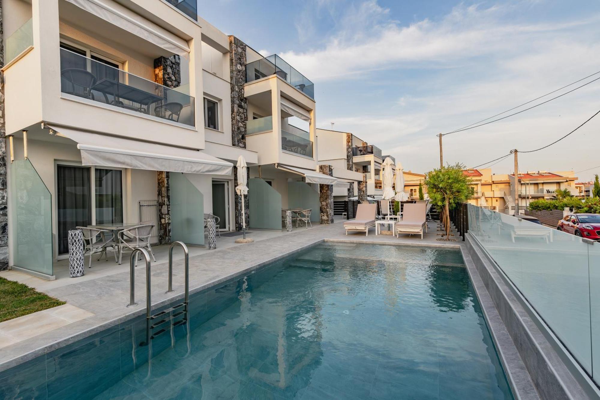 Interni Luxury Living Apartment Nikiti  Luaran gambar