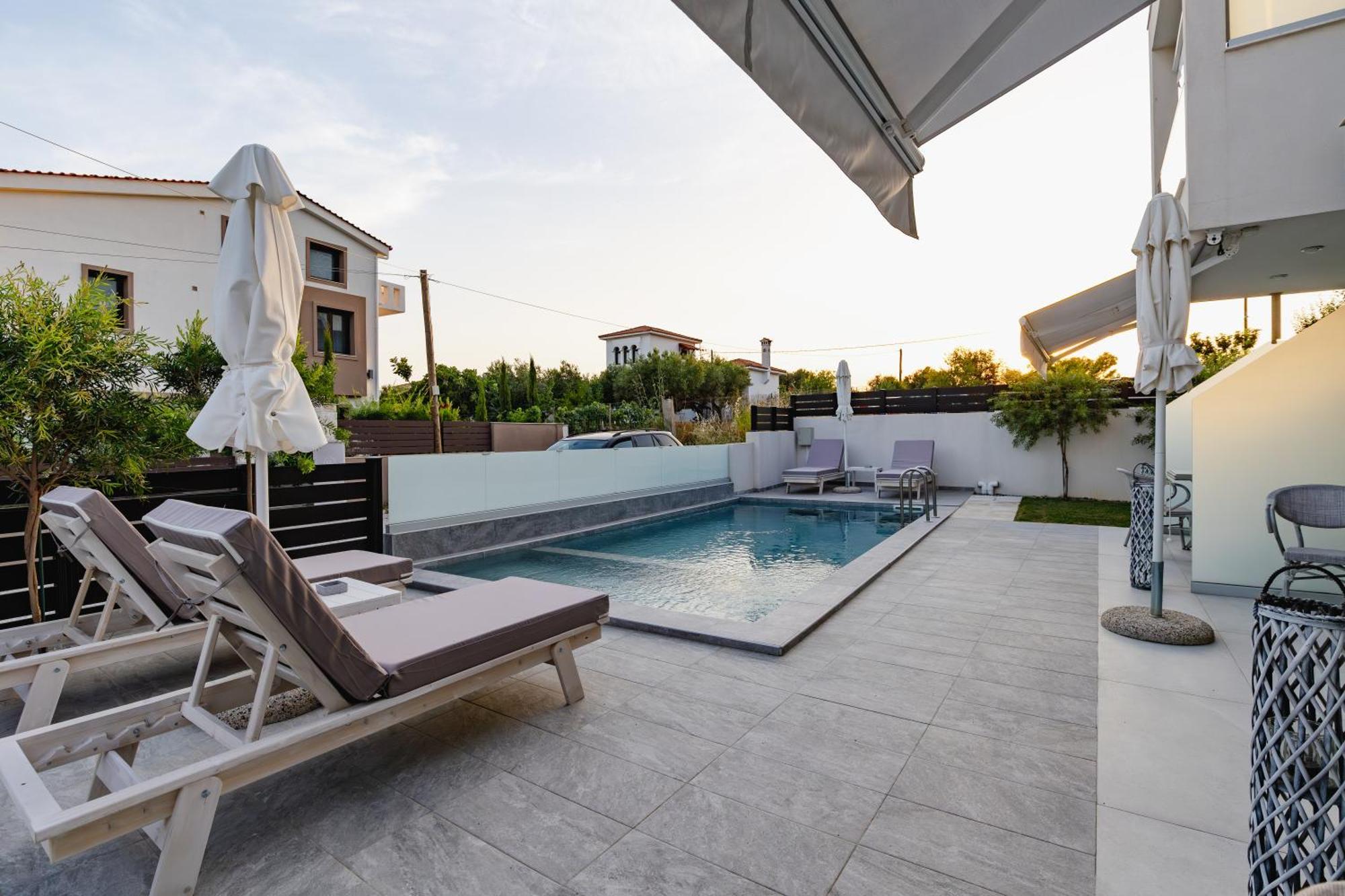 Interni Luxury Living Apartment Nikiti  Luaran gambar