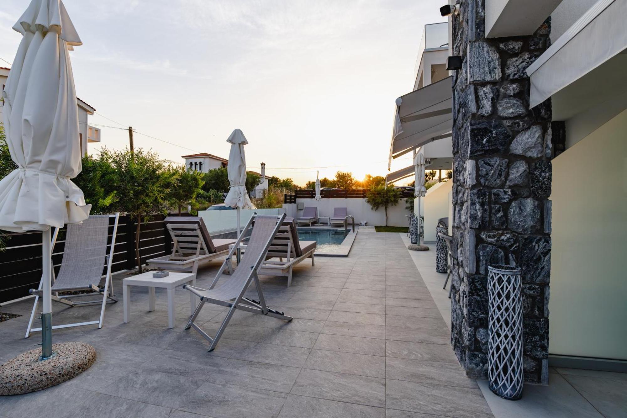 Interni Luxury Living Apartment Nikiti  Luaran gambar